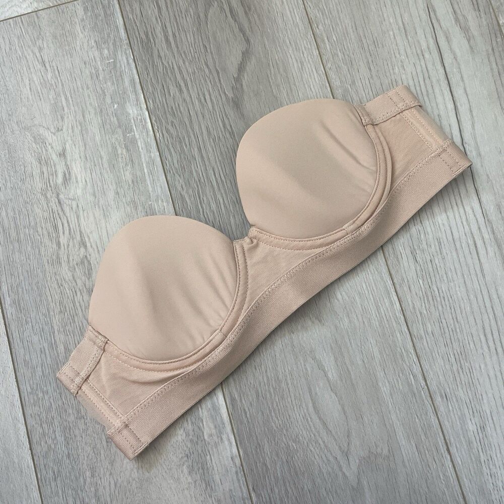 Pepper Strapless Bra mvp mutiway Beige (size 34AA) comfy lift supportive